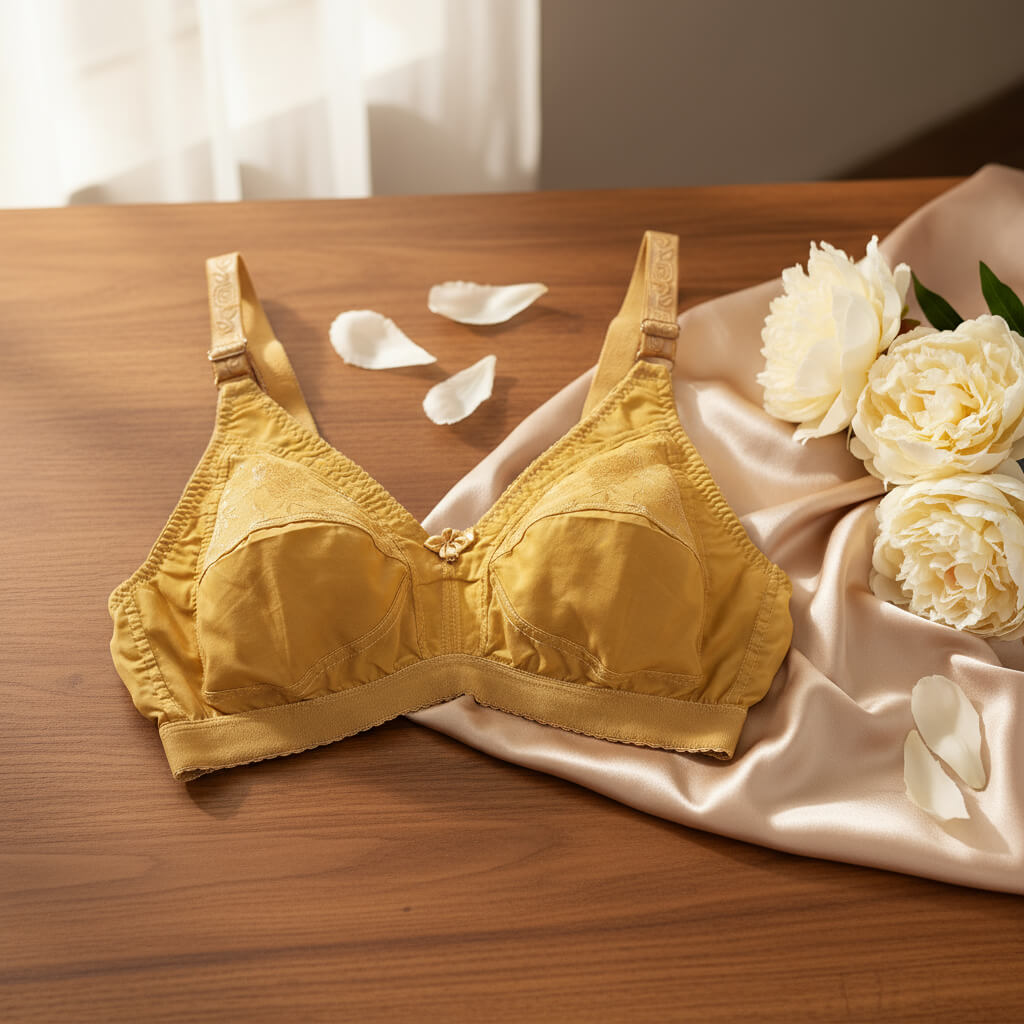 Floral Lace Bra – Sunshine Yellow